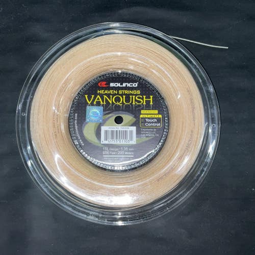 Solinco Vanquish 15L Gauge 1.35mm 656ft/200m Tennis String Reel