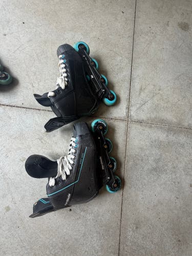 Black Verbero Marsblade FMT ONE Hockey Skates Regular Width 10 (Used)