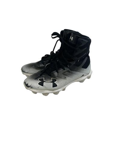 Used Under Armour HIGHLIGHT Jr FB Cleats Black Junior 06 11692-S000154029