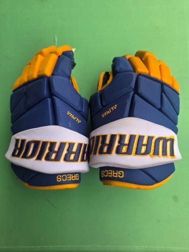 Blue Senior Warrior Alpha Pro Gloves 13" Pro Stock