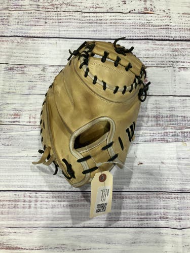 Brown Wilson A2000 RH Catcher's Baseball Glove 33" (Used)