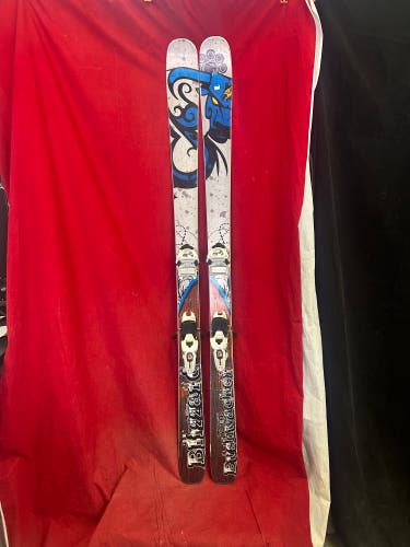 Blizzard Bushwacker all-mountain 173cm ski, marker griffon binding size 288-314mm