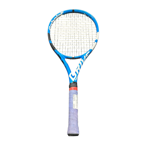 Used Babolat PURE DRIVE TEAM Adult Tennis Racquet Royal Blue 4 3/8" 11375-S000379649