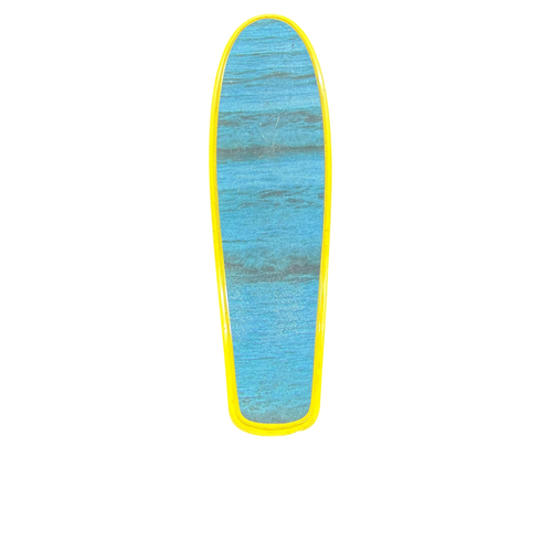 Used Kryptonics SHORT BOARD Complete Skateboard Yellow Regular 11375-C000379644