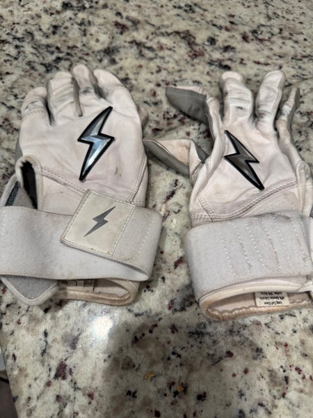 Bruce Bolt Large Batting Gloves (Used)