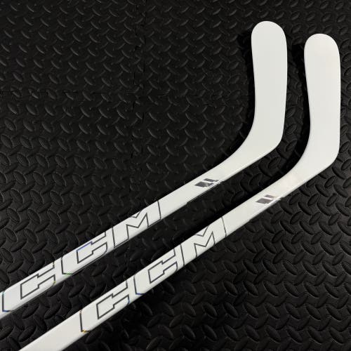 *NEW* 2 PACK BUNDLE - Senior CCM XF Ghost Left Hand Hockey Stick P29 75 Flex - White - Limited