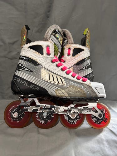 Mission Inhaler AC2 Inline Hockey Skates || (Skate Size
Size 9D | Men’s Shoe Size 10.5)