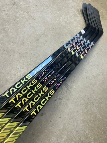 5 PACK 90 Flex P29 Senior CCM Tacks AS-VI Pro Left Hand Hockey Stick Pro Stock (New)
