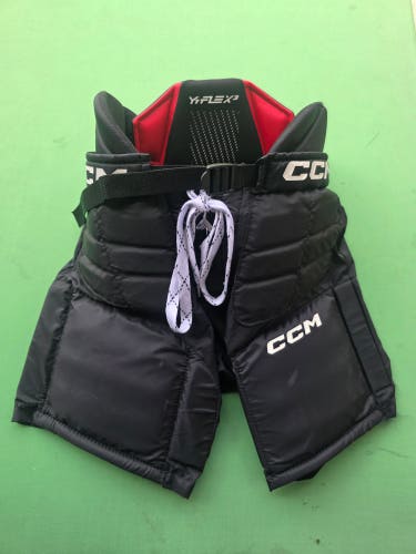 Black Youth Large/Extra Large CCM YT Flex 3 Hockey Goalie Pants