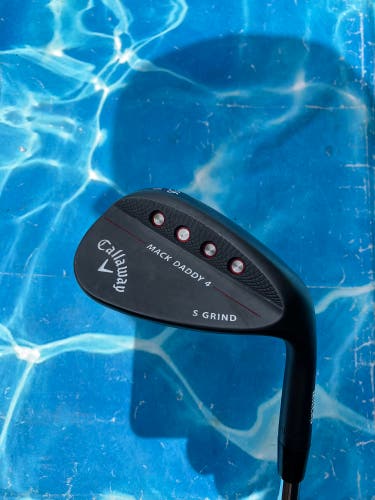 Callaway Callaway Mack Daddy 4 Black Wedge Right Handed Wedge Flex 56 Degree Steel Shaft (Used)