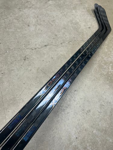 3 Pack 90 Flex P29 Senior CCM XF Ghost Pro Left Hand Hockey Stick Pro Stock (New)