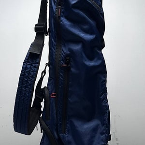 Ralph Lauren RLX Carry Stand Bag Blue 4-Way Divide Single Strap Golf Bag