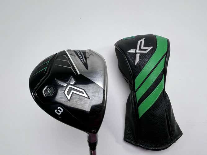 XXIO X 2022 3 Fairway Wood 15* Miyazaki AX-II Flex 4323 42g Regular RH HC