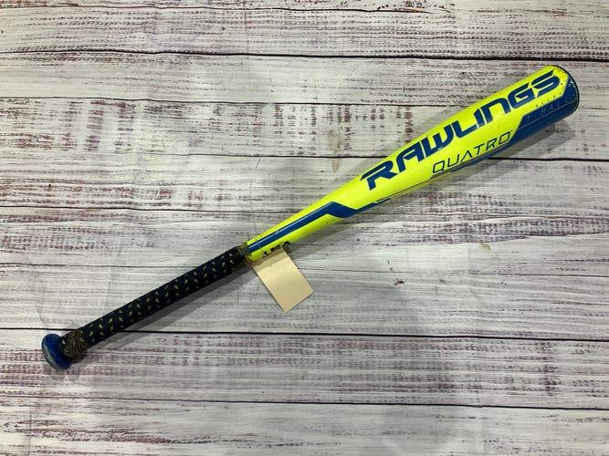 2018 Rawlings Quatro Alloy Bat USABat Certified (-11) Alloy 15 oz 26" (Used)