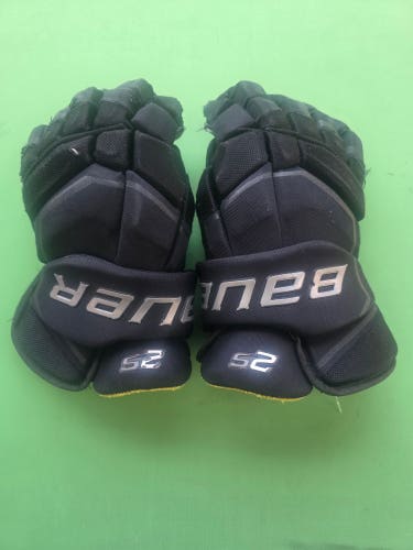 Black 16" Senior Bauer Supreme 2S Gloves