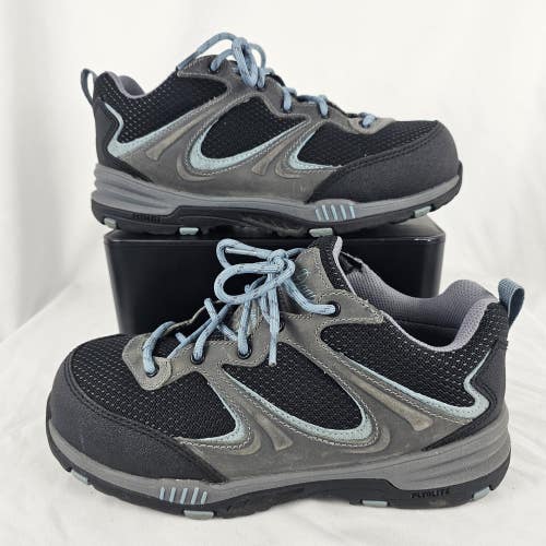 DANNER Springfield Womens Size 7.5 M 3 Low Work Shoes Gray Blue Composite Toe
