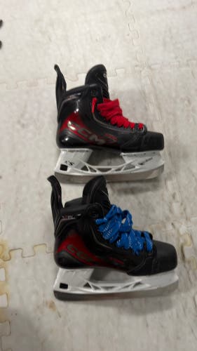 Black 2025 CCM JetSpeed FT890 Hockey Skates Regular Width 6 (Used)