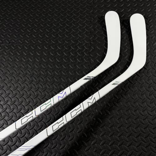 *NEW* 2 PACK BUNDLE - SR CCM XF Ghost Left Hand Hockey Stick P29 85 Flex - LIMITED - WHITE