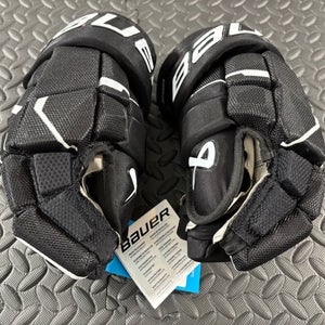 *New* Bauer Supreme Mach Gloves 14" (BLACK/WHITE)