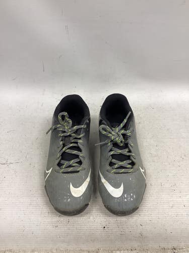 Used Nike DIAMOND BB/SB Cleats Grey Junior 01 11851-S000048973