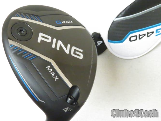 PING G440 Max Fairway 17 4 Wood Denali Red 60g 5.5 Regular +Cover .. MINT