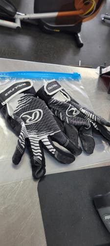 Used Rawlings BB/SB Batting Gloves Black LG 11497-S000159446
