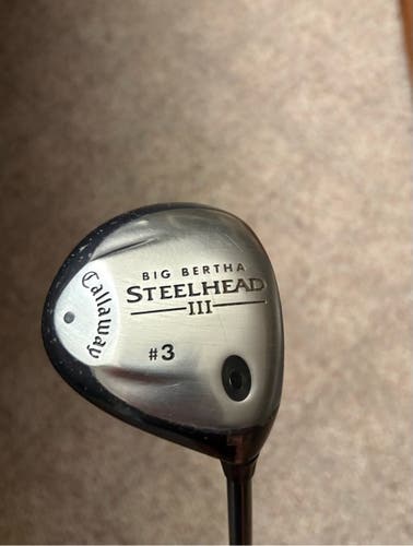 Men's 2003 Callaway Steelhead III Right Handed Fairway Wood 3 Wood (Used)