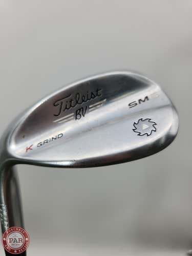 LEFTY 2016 TITLEIST VOKEY SM6 CHROME WEDGE 60*/12 REG STEEL 35" GOOD