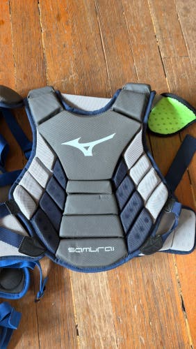 Black/Navy Mizuno Samurai Catcher's Set (New)