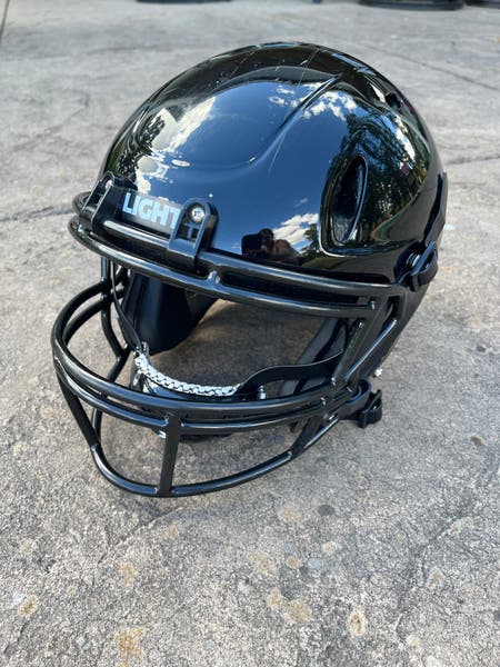 extra large football helmet used 1988 New York Giants Vintage Riddell VSR-1 Game WESTBROOKSPORTSCARDS Four inflation points Extra Large Adult Schutt F7