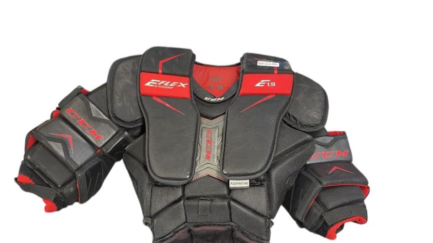 CCM Goalie Chest and Arm Protector E-Flex Extreme E1.9 Used Intermediate S-M