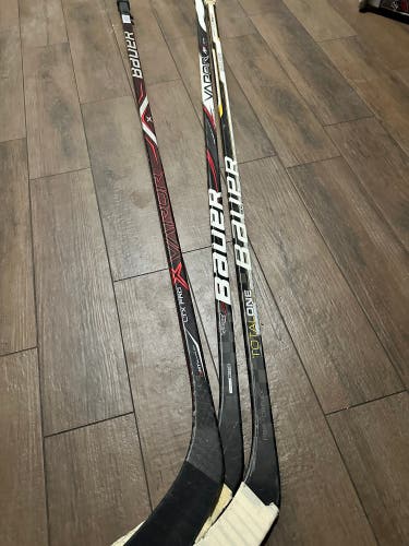 Bauer Supreme TotalOne NXG, Senior Bauer Vapors Left Hand Hockey Stick 102 Flex Pro Stock (Used)