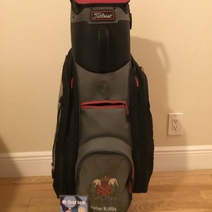 Titleist Club 7 Cart Golf Bag with 7-way Dividers & Rain Cover (Read)