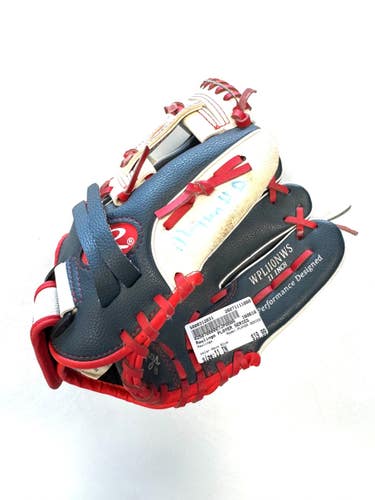Used Rawlings PLAYER SERIES BB/SB Glove RH Throw Navy Blue 11" 11860-S000312031