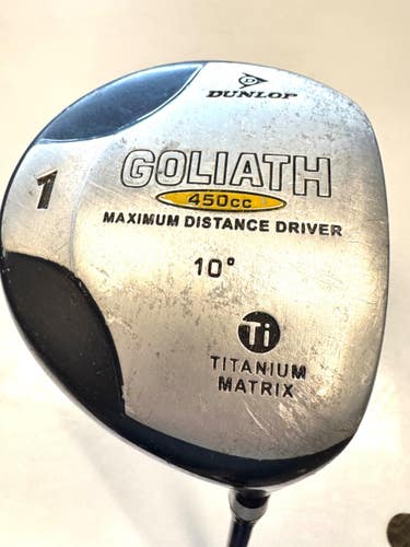 Used Dunlop GOLIATH Mens Driver RH 10.0 Degree 11860-S000312029