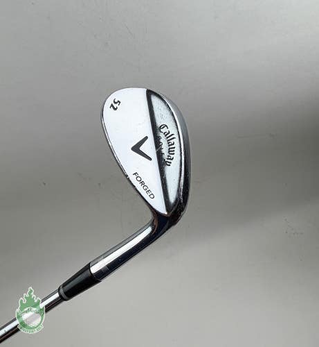 Used Right Handed Callaway Forged Wedge 52* Wedge Flex Steel Golf Club