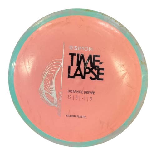 Used Axiom FISSION TIMELAPSE Disc Golf Driver Pink 157g 11450-S000524789