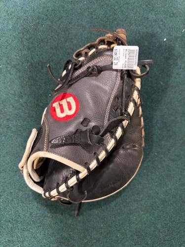 Used Wilson A1000 A10RB19CM33 BB/SB Catchers RH Throw Black 33" 11605-S000223262