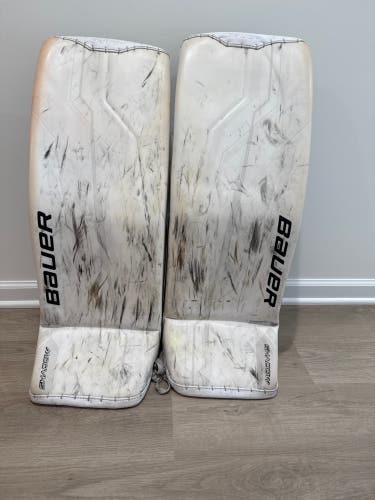 Small Bauer Supreme Shadow Goalie Leg Pads (Used)