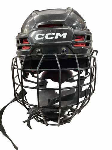 Used CCM TACKS 70 Helmet Cage Combo Black SM 11613-S000185833