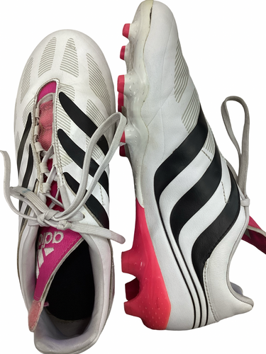 Used Adidas PREDATOR Soccer Cleats White Senior 7 11613-S000185817