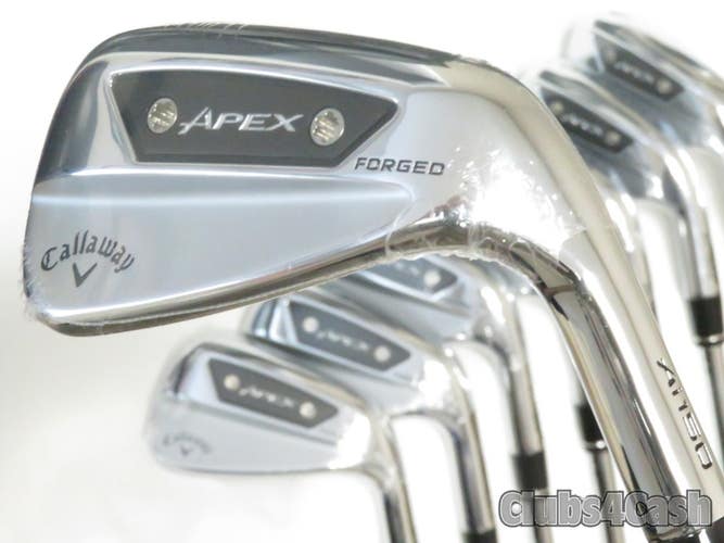 Callaway Apex Ai150 Irons Dynamic Gold Mid 115 S300 Stiff Flex 4-P+Aw .. NEW