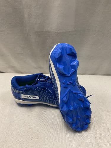 Used Under Armour Adult FB Cleats Royal Blue Senior 12 11490-S000274905
