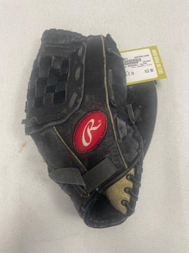 Used Rawlings BASEBALL GLOVE BB/SB Glove RH Throw Black 11 1/2" 11490-S000275093