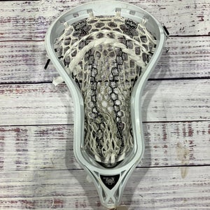 White ECD Lacrosse Rebel Strung Head (Used)