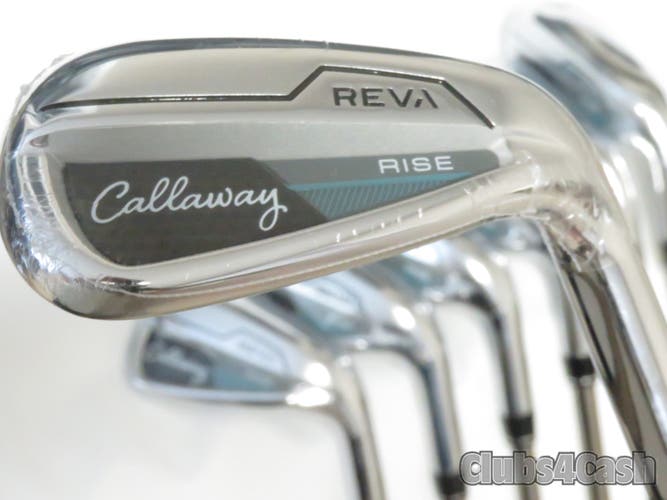 Callaway Womens Reva Rise Irons LINQ LTE 45 4F1 Ladies Flex 6-P,A,S .. NEW