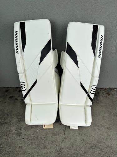 White 32" Intermediate Warrior Ritual G7 Pro Goalie Leg Pads