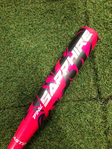 2025 Easton Pink Sapphire Alloy Bat (-10) Alloy 17 oz 27" (Used)