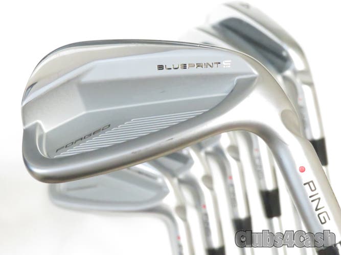PING Blueprint S Irons Forged Red Dot KBS Tour C-Taper 125 S+ Power Specs  4-P