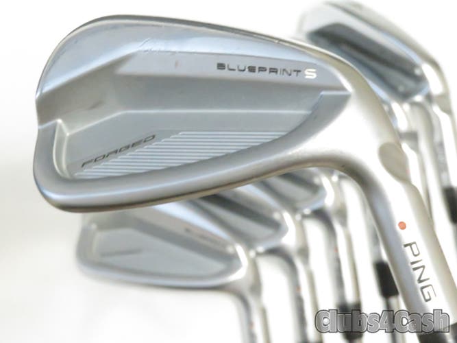 PING Blueprint S Irons Forged Orange Dot AWT 2.0 Cushion Stiff Power Spec 4-P